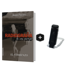 Pack de lectura con novela y lámpara recargable