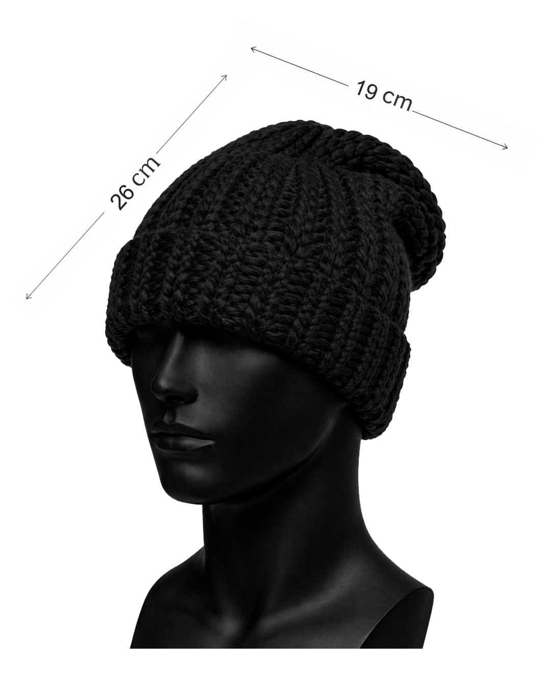 gorro de lana gruesa invierno refugio